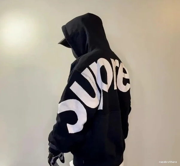 Black Big LOGO Hoodie Grey Sweatshirt M BIG SWEATSHIRT S XL L Back LOGO JACQUARD HOODED 0709